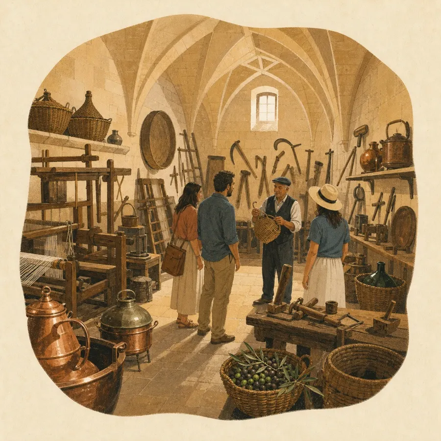 Traditionelle Werkzeuge und ländliches Handwerk